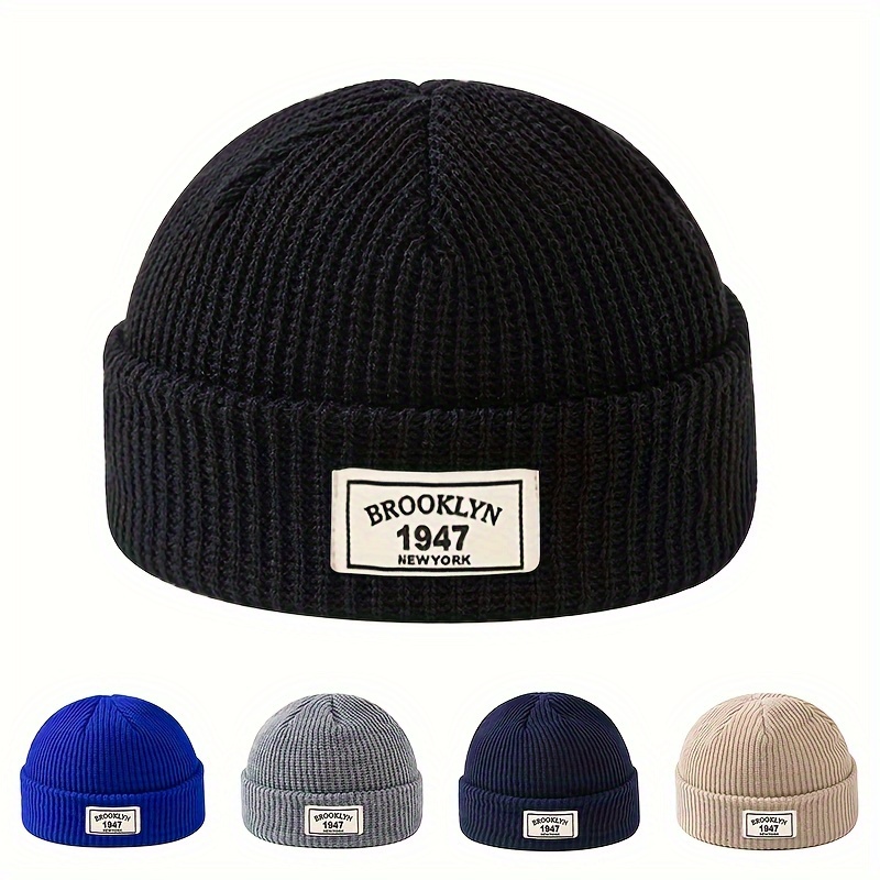 Skull Cap Helmet Liner - Unisex Brooklyn 1947 New York Patch