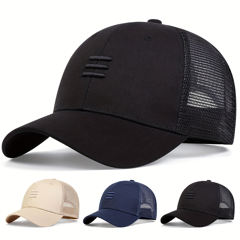 Trucker Cap Mesh - Men Hip Hop Baseball Mesh Cap