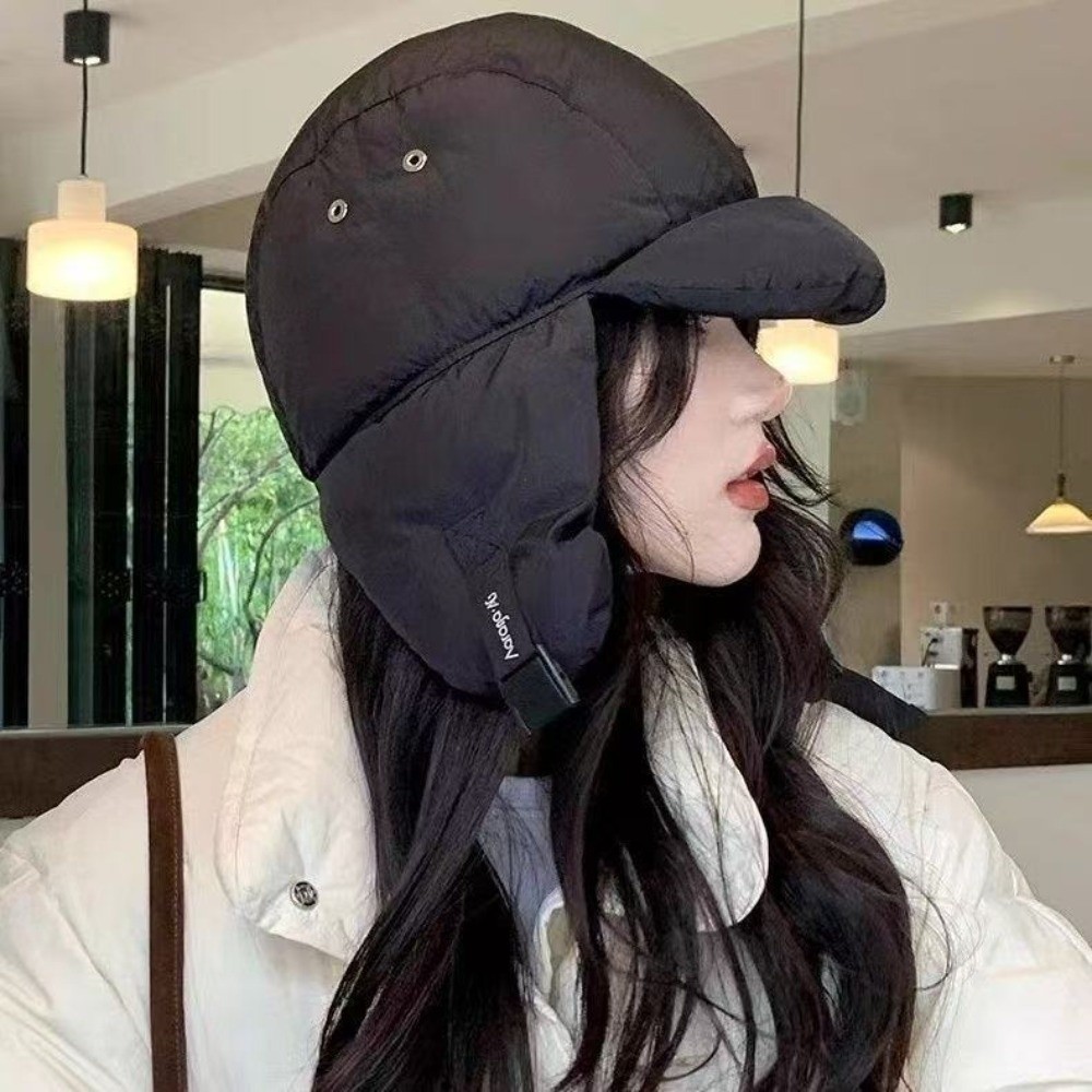 Solid Color Padded Bomber Hats - Trapper Hat Ear Flap 评论和价格