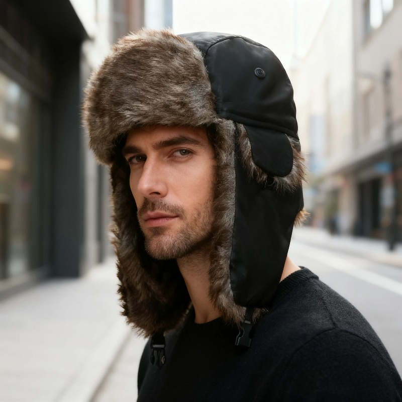 Unisex Winter Trapper Hat Wate - Trapper Hat Ear Flap 评论和价格