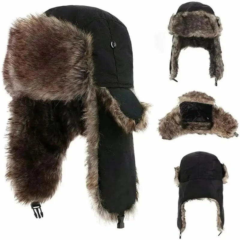 Unisex Winter Trapper Hat Wate - Trapper Hat Ear Flap 评论和价格