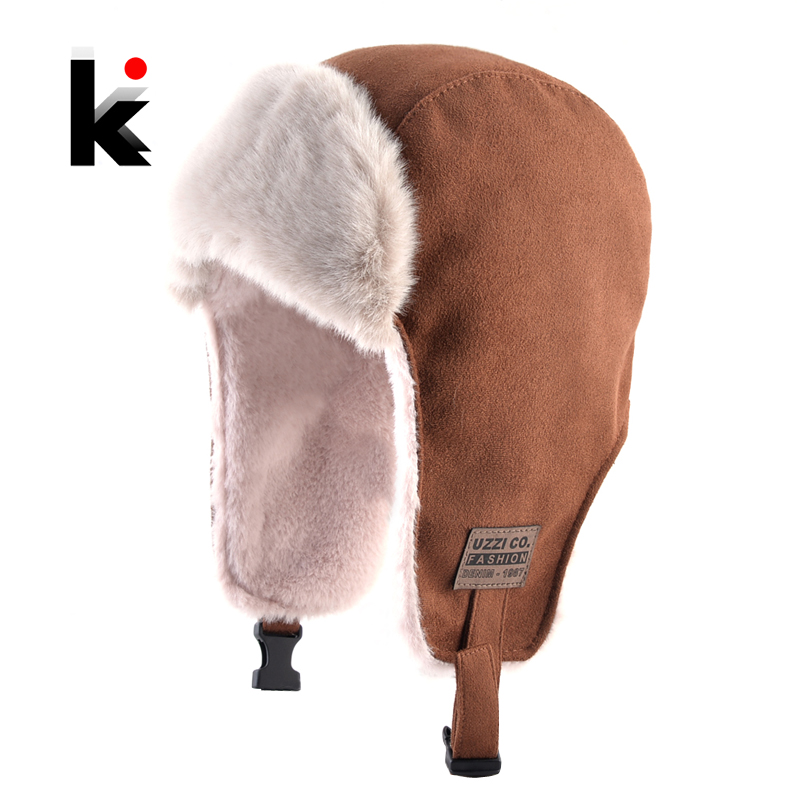 Bomber Hat With Earmuffs Faux  - Trapper Hat Ear Flap 评论和价格