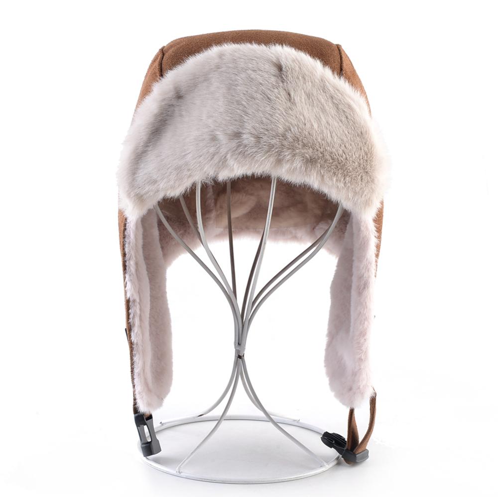 Bomber Hat With Earmuffs Faux  - Trapper Hat Ear Flap 评论和价格