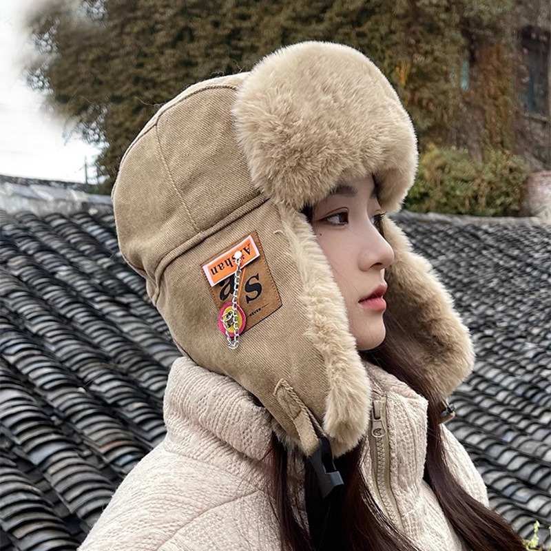 Unisex Winter Thick Lei Feng H - Trapper Hat Ear Flap 评论和价格