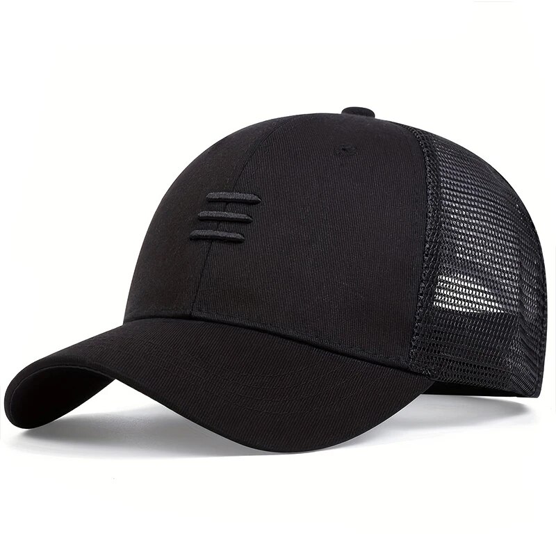Men Hip Hop Baseball Mesh Cap  - Trucker Cap Mesh 评论和价格