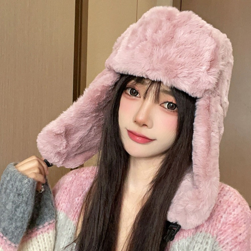 Unisex Thick Plush Trapper Hat - Trapper Hat Ear Flap 评论和价格