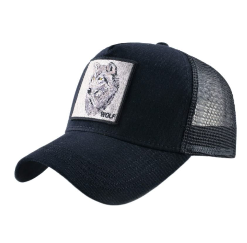 Wolf Patch Embroidery Mesh Bas - Trucker Cap Mesh 评论和价格