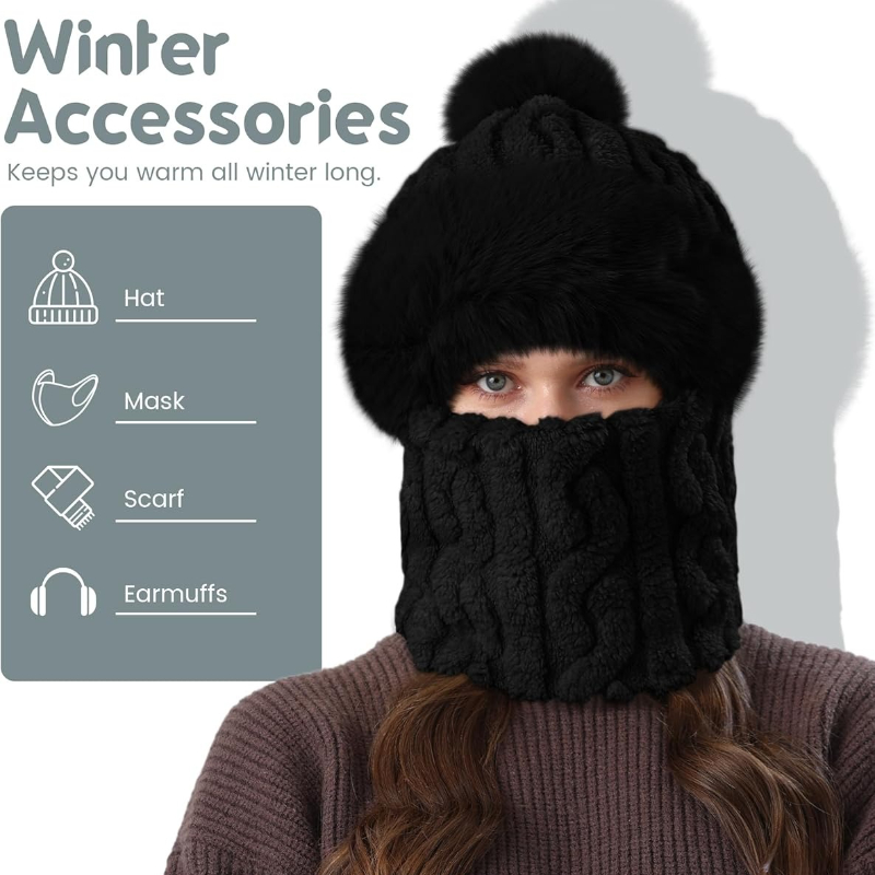 Women Winter Beanie Hats One-P - Skull Cap Helmet Liner 评论和价格