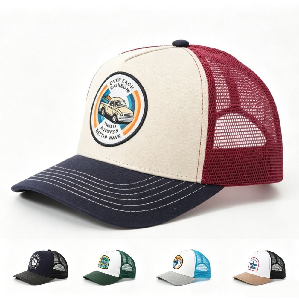 Retro Cotton Mesh Trucker Hat  - Trucker Cap Mesh 评论和价格