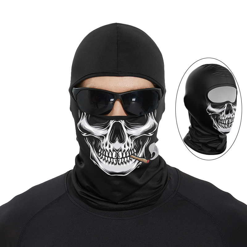 Funny Ape Mouth Skull Balaclav - Skull Cap Helmet Liner 评论和价格