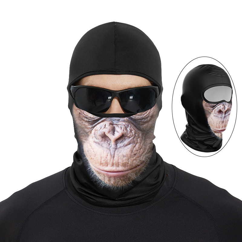Funny Ape Mouth Skull Balaclav - Skull Cap Helmet Liner 评论和价格